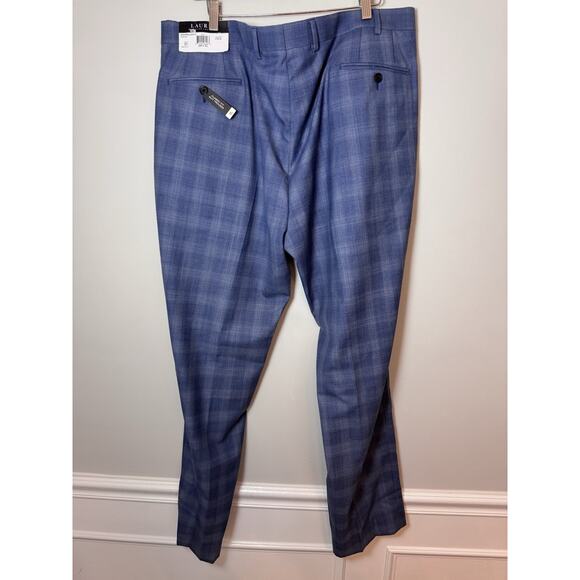 Lauren Ralph Lauren Men's Ultra Flex Pants Edgewood Blue 42Wx32L NWT $190 - Picture 8 of 11